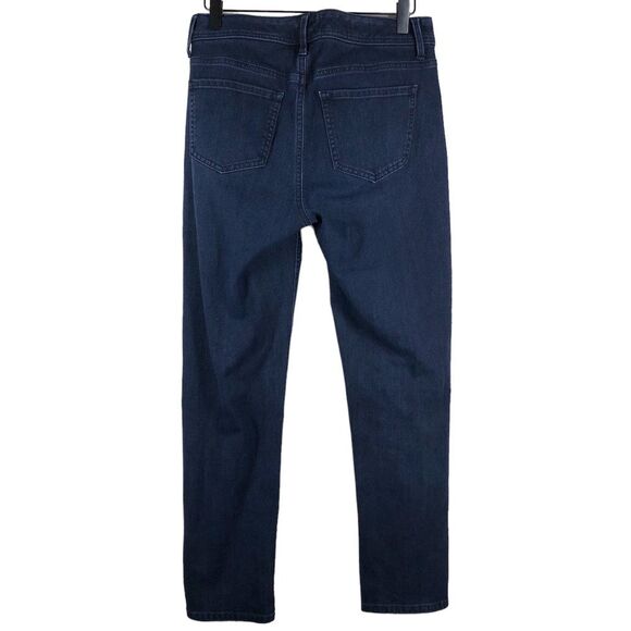 NYDJ Curves 360 Marilyn Straight Leg Jeans Shaping High Rise Dark Wash Size 2 - Picture 4 of 7